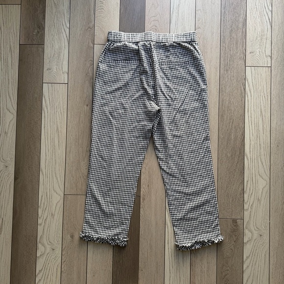 Zara Black and White Gingham Pants - Picture 4 of 8